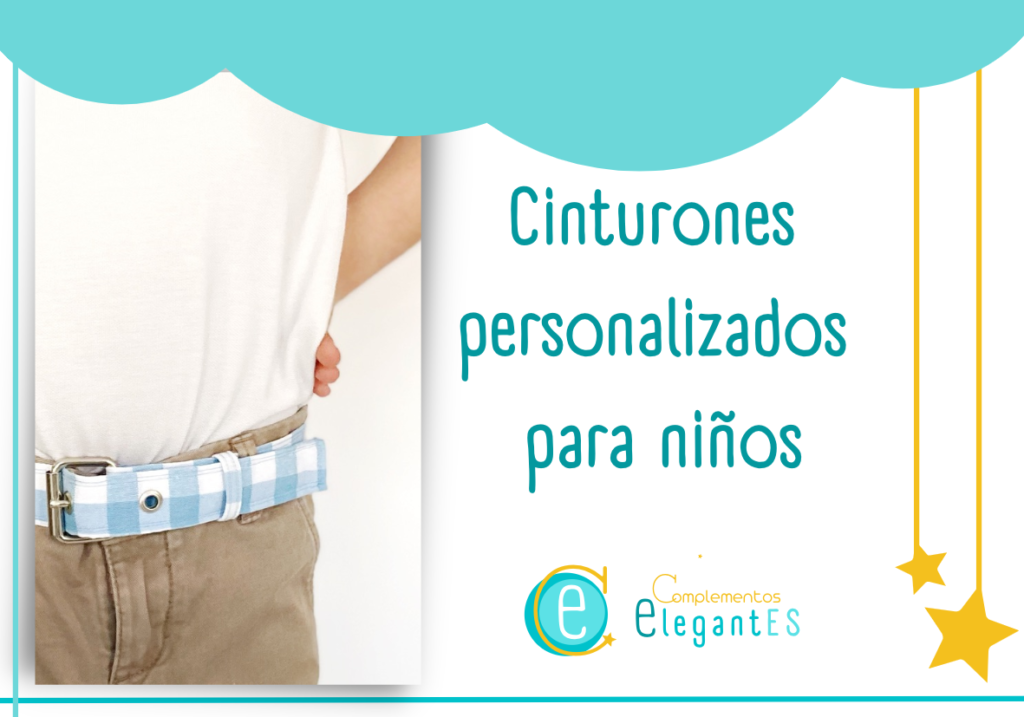 cinturones personalizados para niños